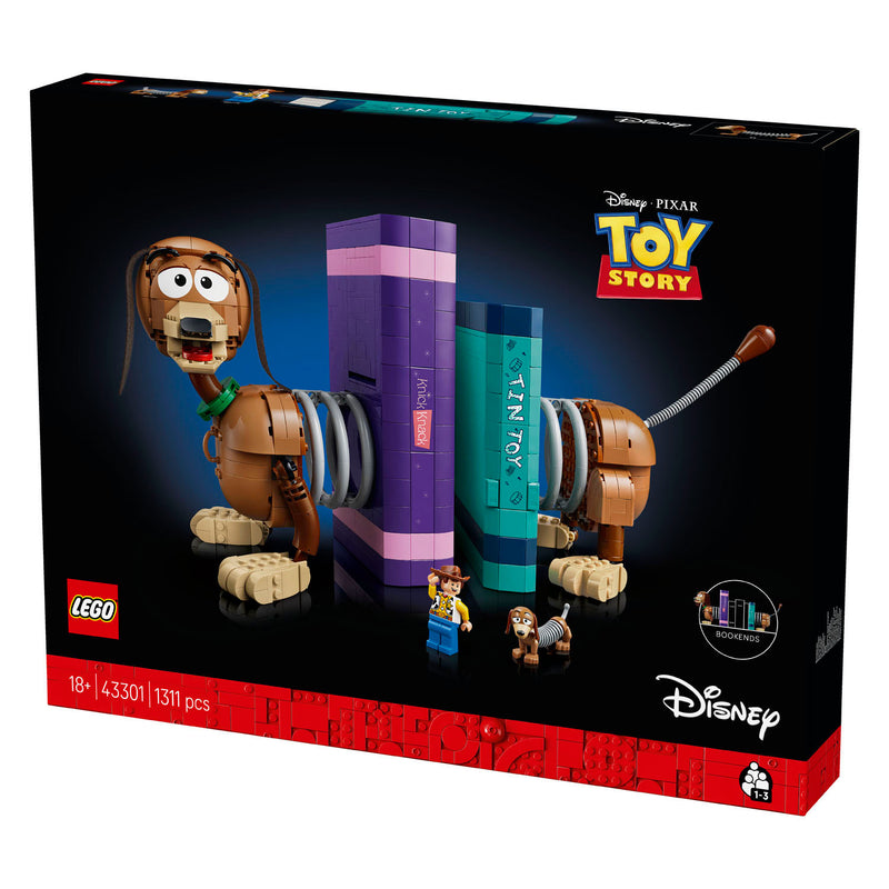 Chargez l'image dans la visionneuse de la galerie, Lego disney en pixar toy story slinky hond boekensteunen bouwpakket voor volwassenen - 43301