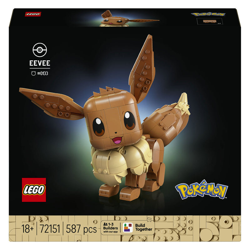Cargue la imagen en el visor de la galería, Lego pokémon eevee bouwpakket voor volwassenen met dieren figuur - 72151