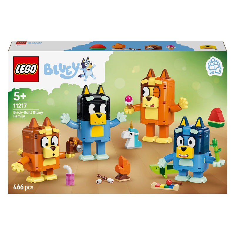 Afbeelding laden in galerijviewer, Lego bluey bouwbare figuren van bluey en haar familie bouwpakket voor kinderen 11217
