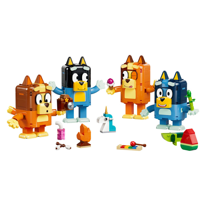 Afbeelding laden in galerijviewer, Lego bluey bouwbare figuren van bluey en haar familie bouwpakket voor kinderen 11217
