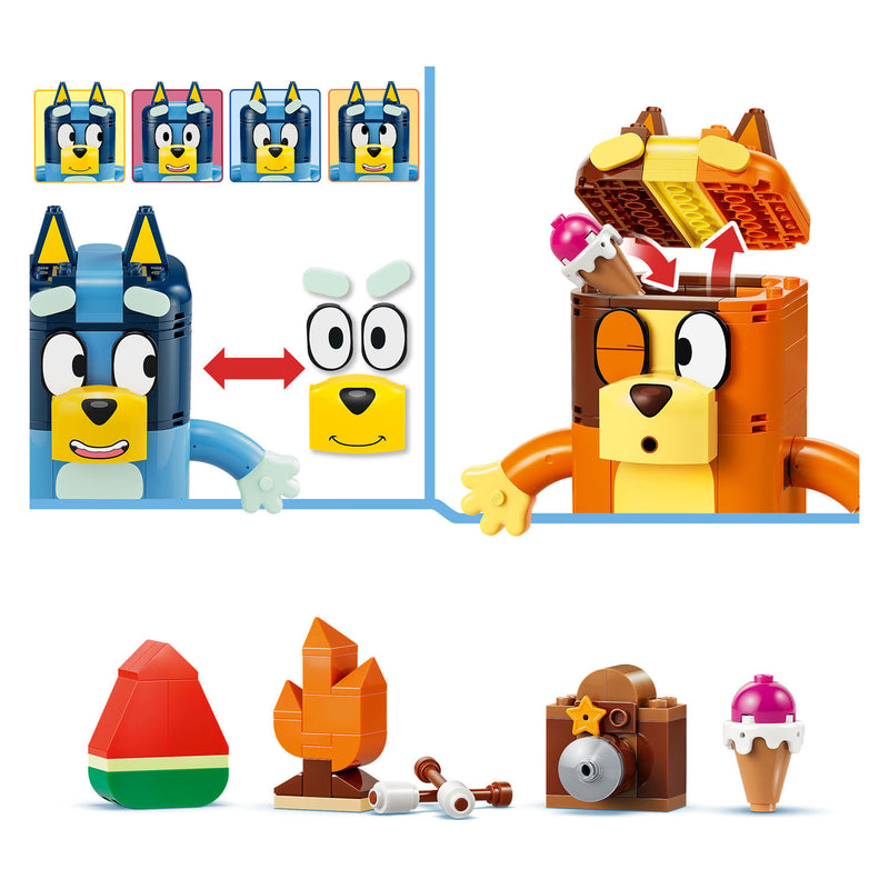 Afbeelding laden in galerijviewer, Lego bluey bouwbare figuren van bluey en haar familie bouwpakket voor kinderen 11217