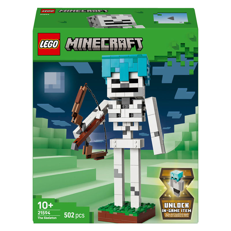 Laden Sie das Bild in Galerie -Viewer, Lego ® minecraft® het skelet - decoratief gamingspeelgoed - modelbouwset - gamingmerchandise voor kinderen vanaf 10 jaar - 21594