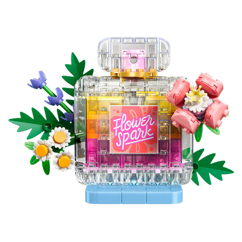 Afbeelding laden in galerijviewer, Lego creator 3in1 parfumfles met bloemen speelgoed voor kinderen en kinderkamer decoratie 31383