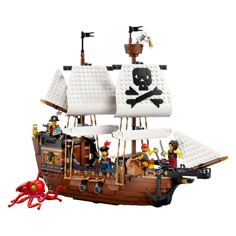 ギャラリービューアに画像をロードする, Lego creator 3in1 klassiek piratenschip piraten boot speelgoed voor kinderen 31387