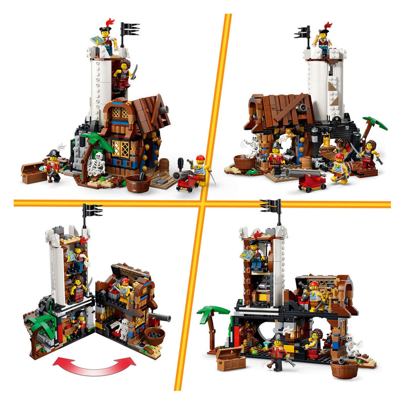 ギャラリービューアに画像をロードする, Lego creator 3in1 klassiek piratenschip piraten boot speelgoed voor kinderen 31387