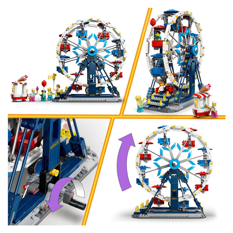Afbeelding laden in galerijviewer, Lego creator 3in1 klassiek reuzenrad, ufo-attractie en zweefmolen speelgoed voor kinderen 31389