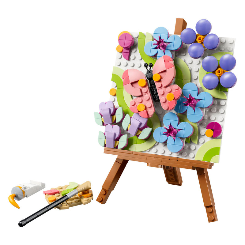 Afbeelding laden in galerijviewer, Lego creator 3in1 bloemenschilderij bloemen speelgoed voor kinderen en kinderkamer decoratie 31390