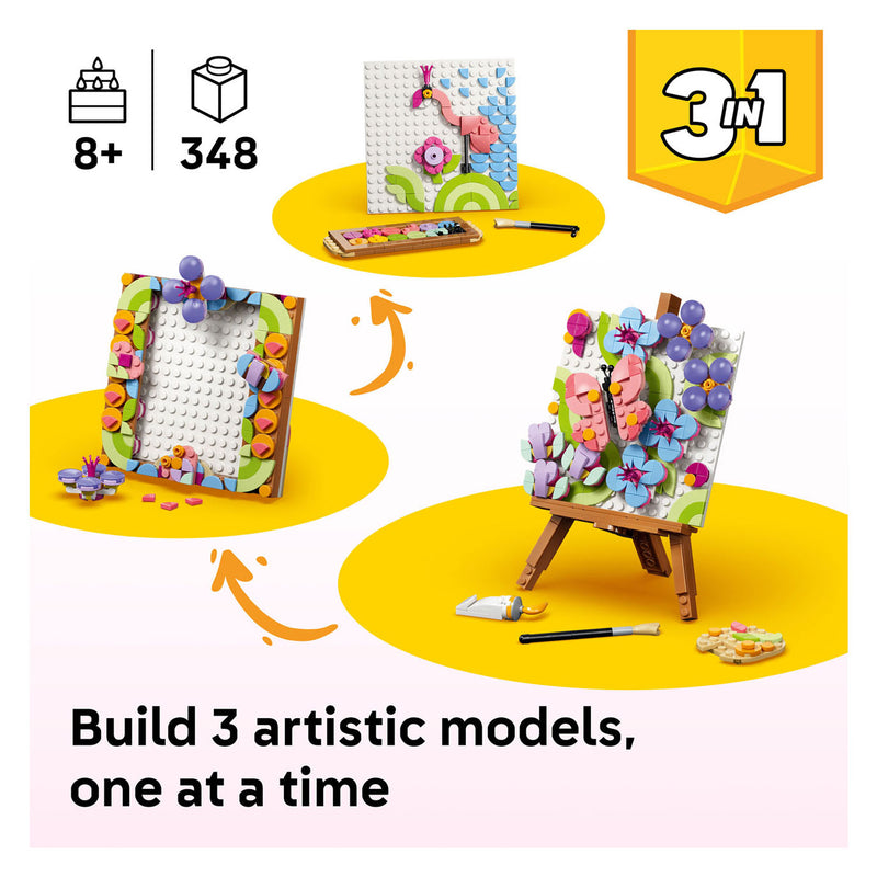 Afbeelding laden in galerijviewer, Lego creator 3in1 bloemenschilderij bloemen speelgoed voor kinderen en kinderkamer decoratie 31390