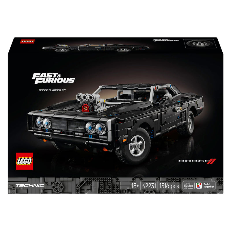 Afbeelding laden in galerijviewer, Lego technic fast and furious dodge charger r t auto bouwpakket voor volwassenen 42231