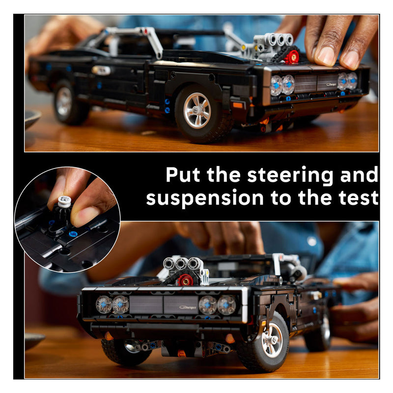 Chargez l'image dans la visionneuse de la galerie, Lego technic fast and furious dodge charger r t auto bouwpakket voor volwassenen 42231