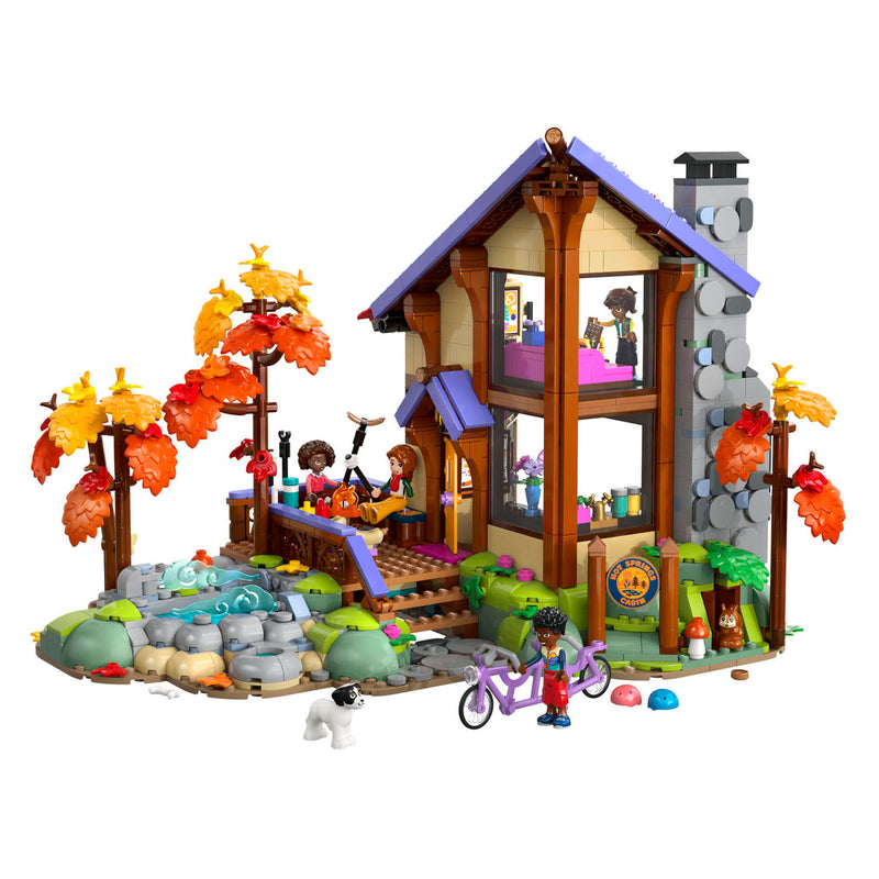 Chargez l'image dans la visionneuse de la galerie, Lego friends gezellige boshut in de herfst speelgoed met dieren figuren en poppetjes 42705