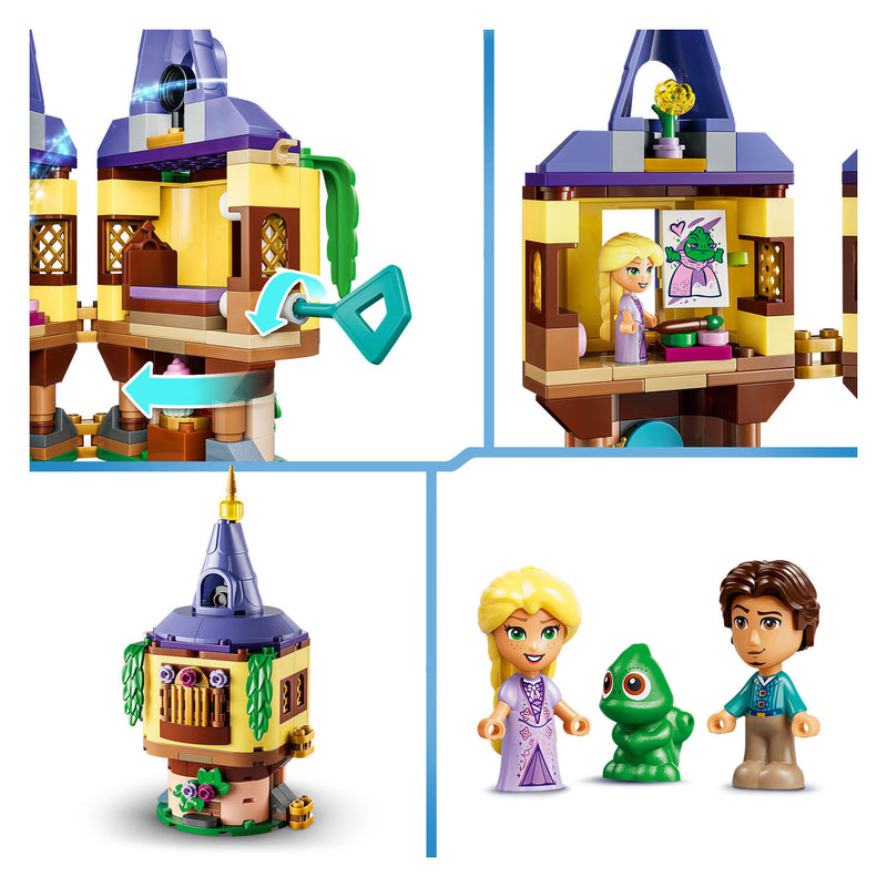 Cargue la imagen en el visor de la galería, Lego ǀ disney princess rapunzels minitoren toren bouwpakket voor kinderen 43294