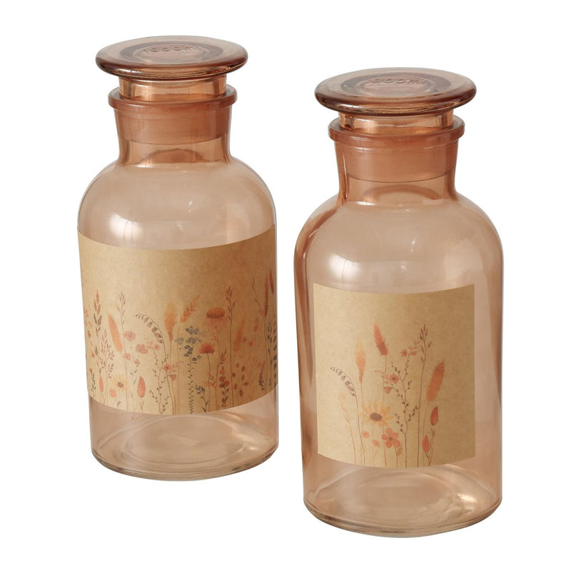Afbeelding laden in galerijviewer, Boltze home apothekers fles kornelia h22cm glas