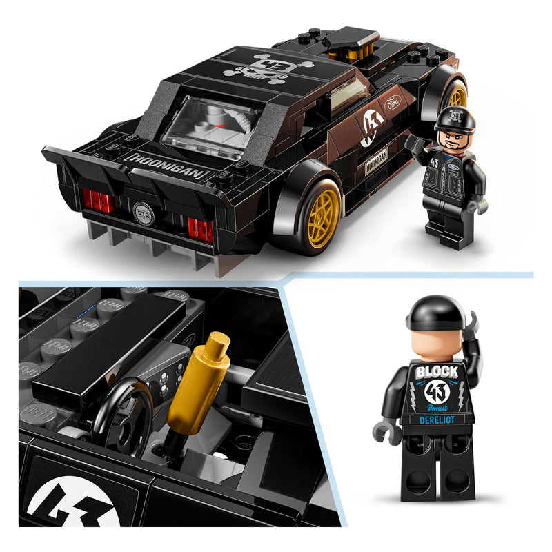 Chargez l'image dans la visionneuse de la galerie, Lego speed champions ken blocks '65 ford mustang hoonicorn v1 auto bouwpakket voor kinderen 77262