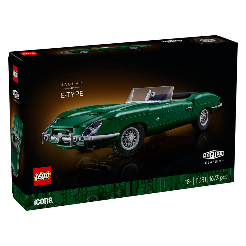 Afbeelding laden in galerijviewer, Lego icons jaguar e-type - klassieke sportwagen auto - 11381