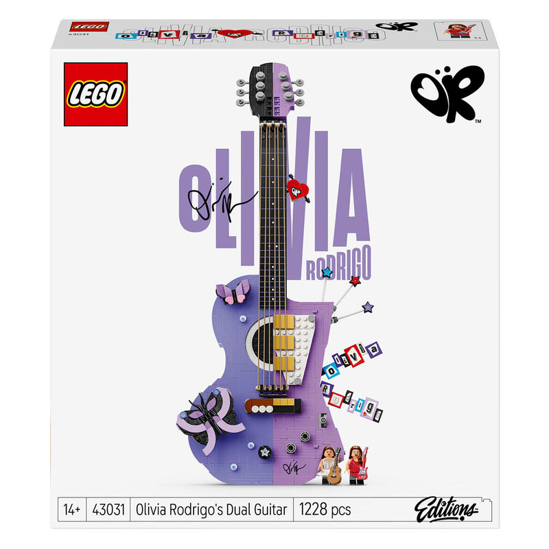 ギャラリービューアに画像をロードする, Lego editions olivia rodrigo's dubbele gitaar bouwpakket voor kinderen en tienerkamer decoratie - 43031