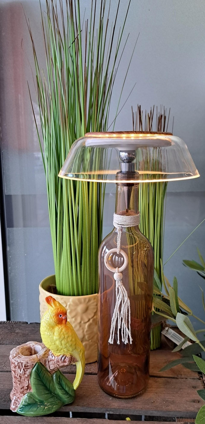 Afbeelding laden in galerijviewer, Mansion atmosphere oplaadbare led tafellamp ã˜16,5xh33,5cm