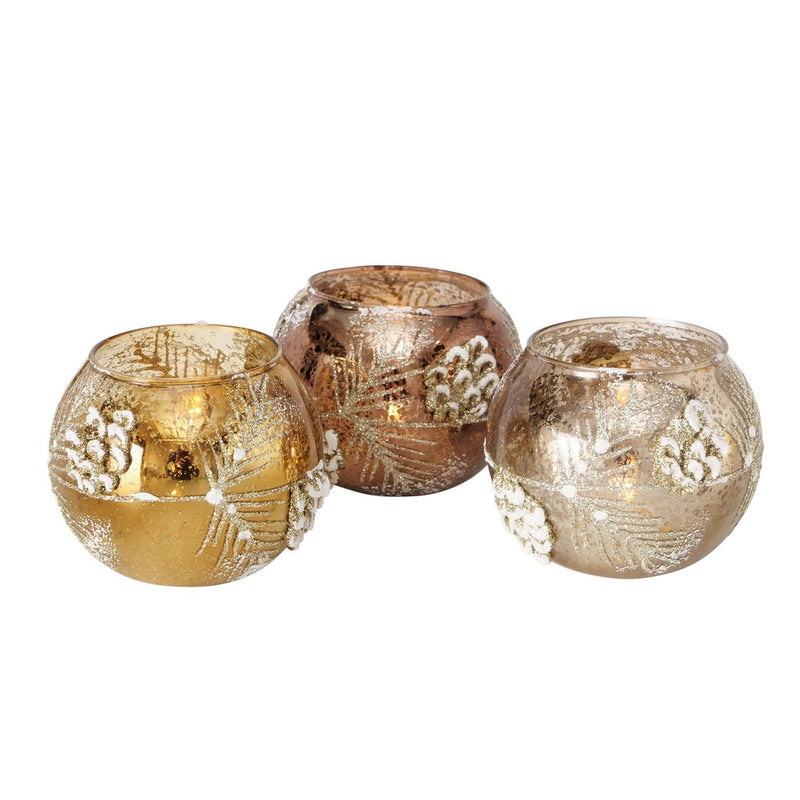 Load image into Gallery viewer, Boltze home windlicht sorino h8cm glas bruin