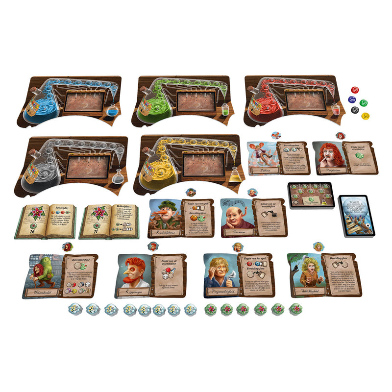 Load image into Gallery viewer, 999games 999 games de kwakzalvers van kakelenburg: de alchemisten uitbreiding bordspel