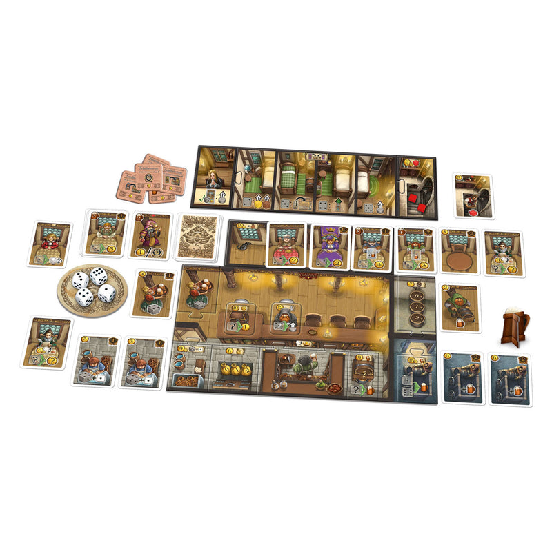 Afbeelding laden in galerijviewer, 999games 999 games de taveernen van de oude stad uitbreiding: kamer te huur! bordspel