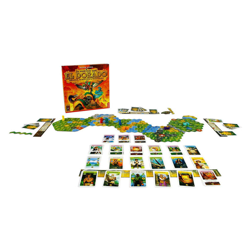 Load image into Gallery viewer, 999games 999 games de zoektocht naar el dorado: draken, schatten mysteries bordspel (nederlands, uitbreiding, 2 - 4 spelers, 60 minuten, vanaf 10 jaar)