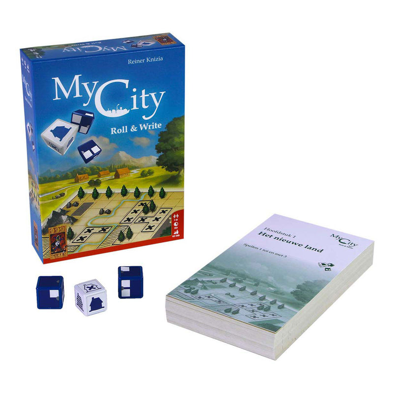 Afbeelding laden in galerijviewer, 999games 999 games my city roll write dobbelspel