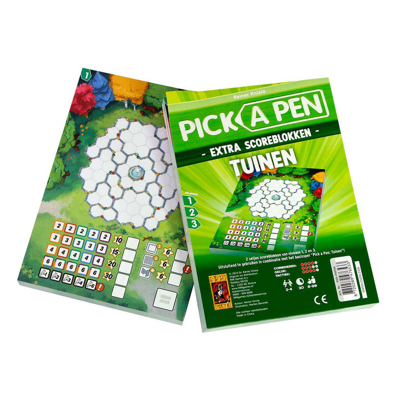 Afbeelding laden in galerijviewer, 999games 999 games pick a pen tuinen scoreblokken, 2st.