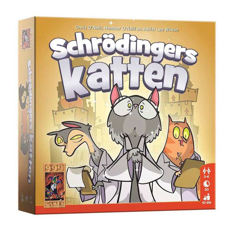 Load image into Gallery viewer, 999games 999 games schrödinger's katten kaartspel (nederlands, 2 - 6 spelers, 20 minuten, vanaf 10 jaar)