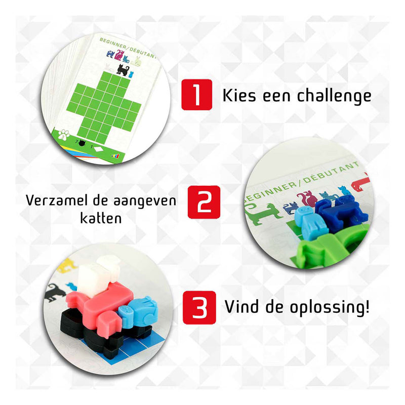 Afbeelding laden in galerijviewer, 999games 999 games cat stax denkspel (nederlands, 1 speler, vanaf 7 jaar, 44 opdrachten)