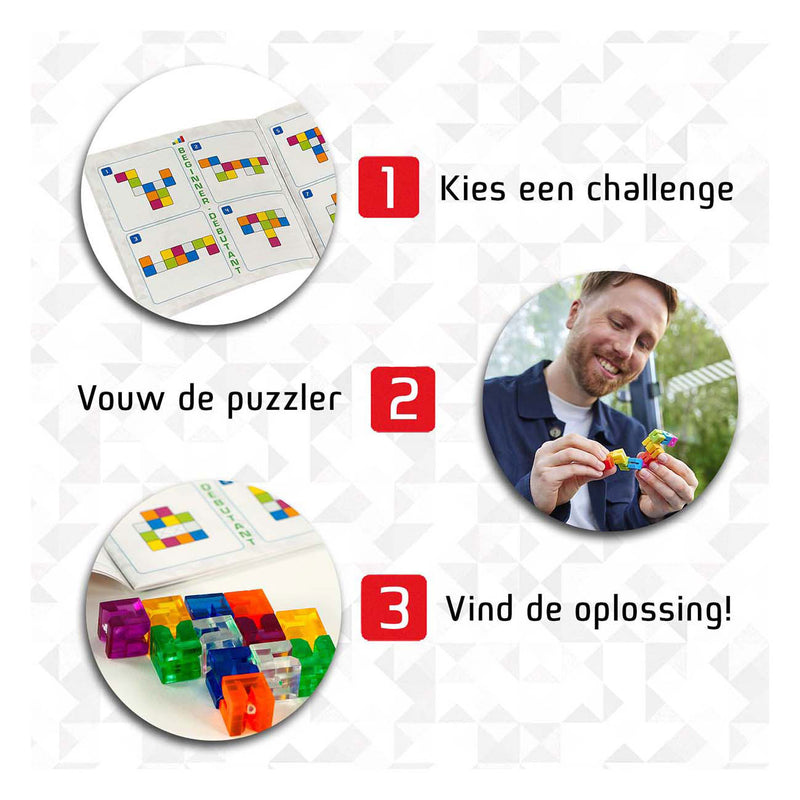 Laden Sie das Bild in Galerie -Viewer, 999games 999 games flex puzzler crystal denkspel (nederlands, 1 speler, vanaf 7 jaar, 80 opdrachten)