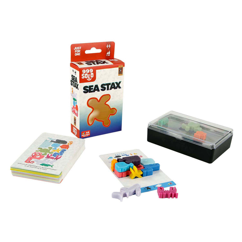 Load image into Gallery viewer, 999games 999 games sea stax denkspel (nederlands, 1 speler, vanaf 7 jaar, 44 opdrachten)
