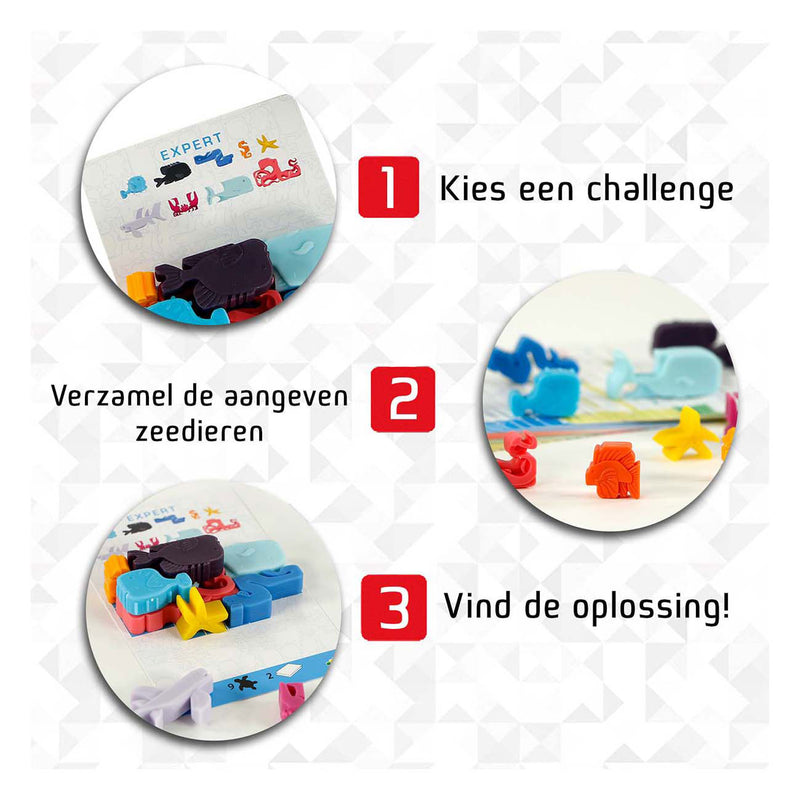 Load image into Gallery viewer, 999games 999 games sea stax denkspel (nederlands, 1 speler, vanaf 7 jaar, 44 opdrachten)