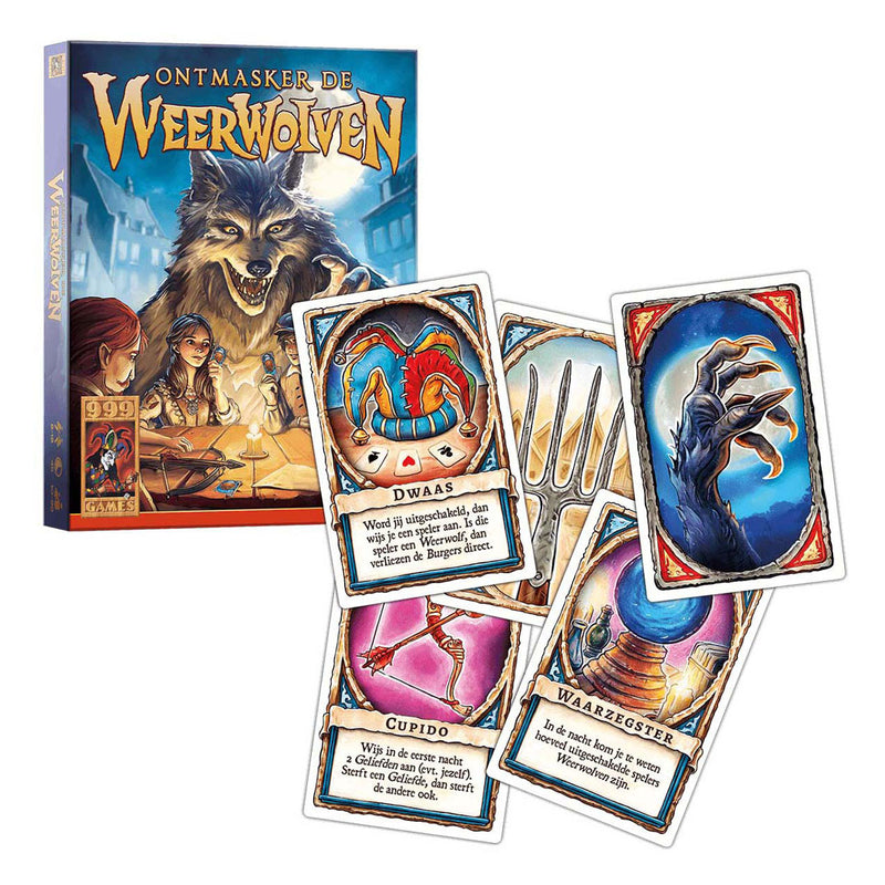 ギャラリービューアに画像をロードする, 999games 999 games ontmasker de weerwolven kaartspel