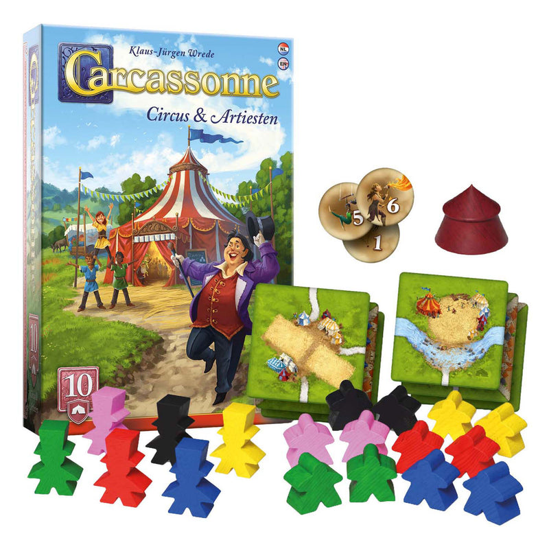 Load image into Gallery viewer, 999games 999 games carcassonne circus artiesten uitbreiding