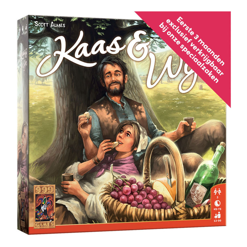 Chargez l'image dans la visionneuse de la galerie, 999games 999 games kaas wijn - bordspel