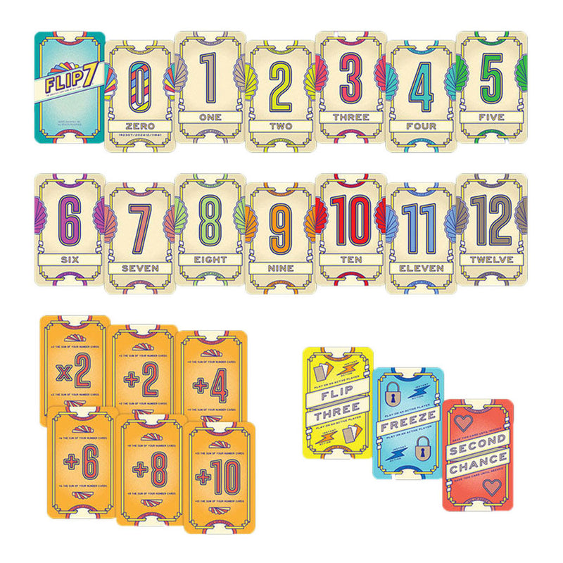 Afbeelding laden in galerijviewer, Asmodee flip 7 kaartspel (engelse versie)