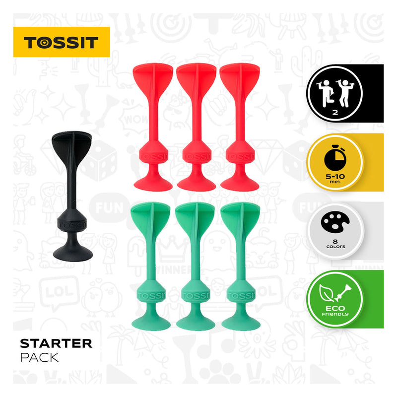 Afbeelding laden in galerijviewer, 999-games 999 games tossit - starter pack - rood-turquoise