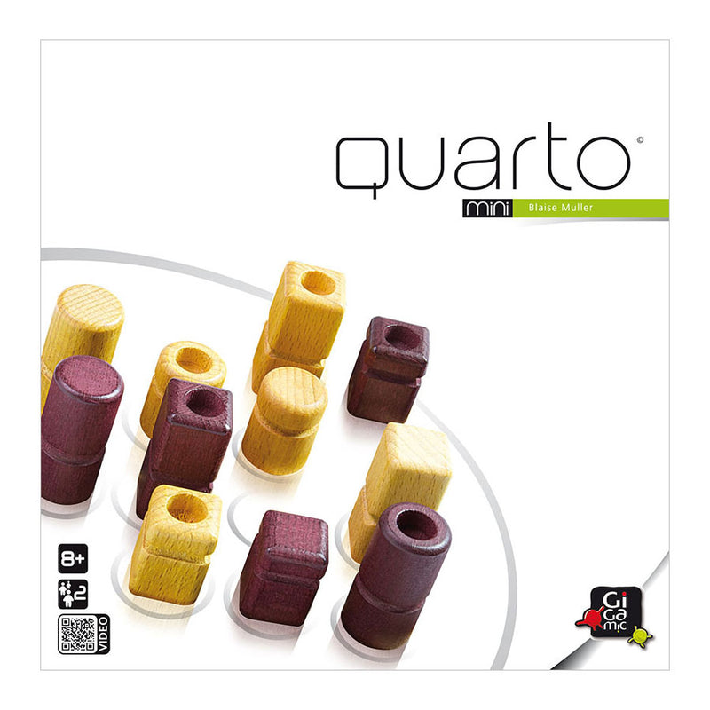 Afbeelding laden in galerijviewer, 999games gigamic- quarto mini - tactisch twee-spelers bordspel - 4 op een rij! - nl - en - du - fr - sp - it