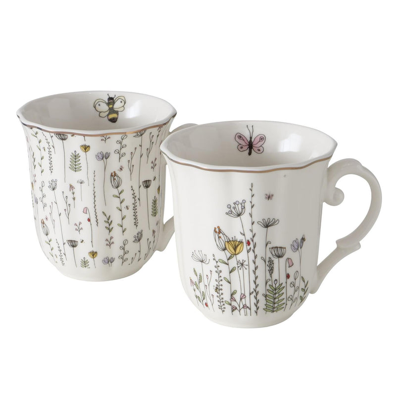Laden Sie das Bild in Galerie -Viewer, Boltze home mok kamilla bloemen 350ml