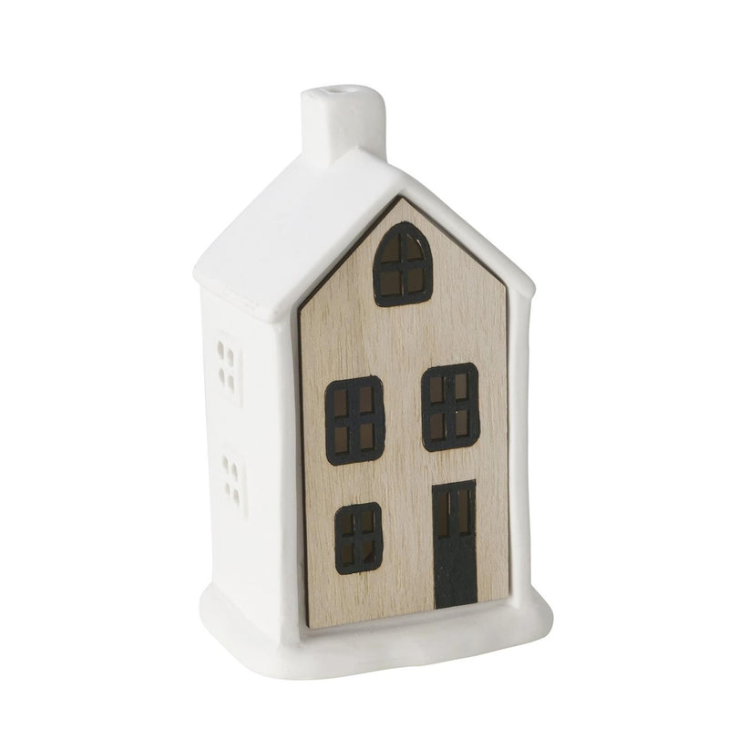 Afbeelding laden in galerijviewer, Boltze home huisje homewood porselein led h13cm