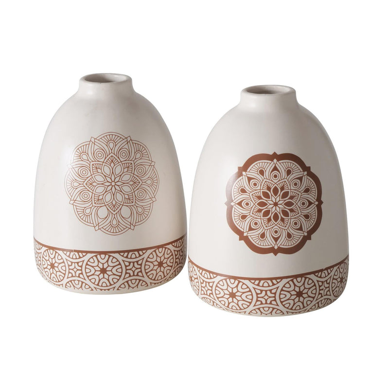 Laden Sie das Bild in Galerie -Viewer, Boltze home vaas aardewerk h16cm chakra