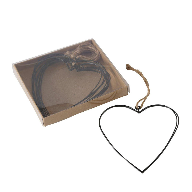 Load image into Gallery viewer, Boltze home deco hanger hart set a 6 11x10x2,5cm