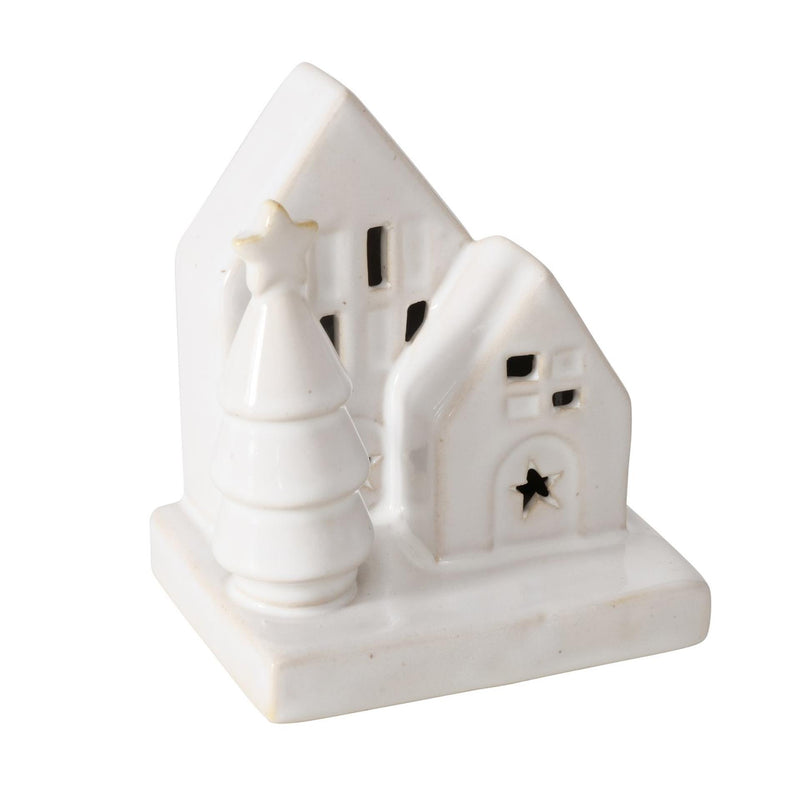 Load image into Gallery viewer, Boltze home deco huisje cristo steen met led h10cm