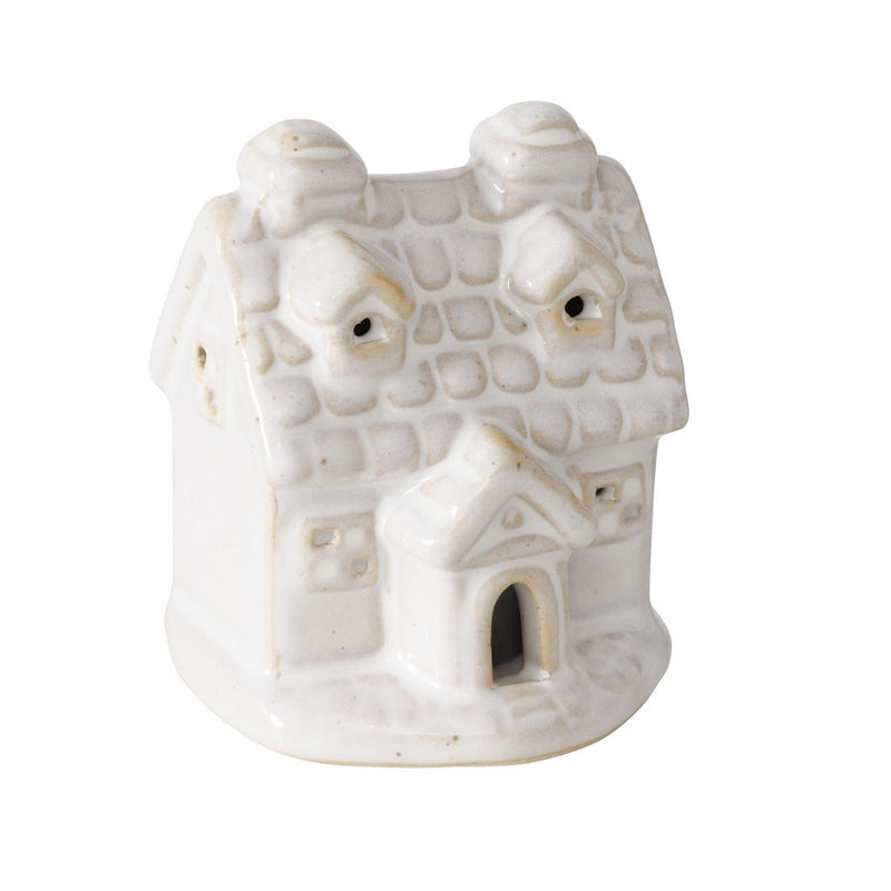 Afbeelding laden in galerijviewer, Boltze home deco huis cristo steen met led h7cm wit (incl.. 3x lr44 btterij)