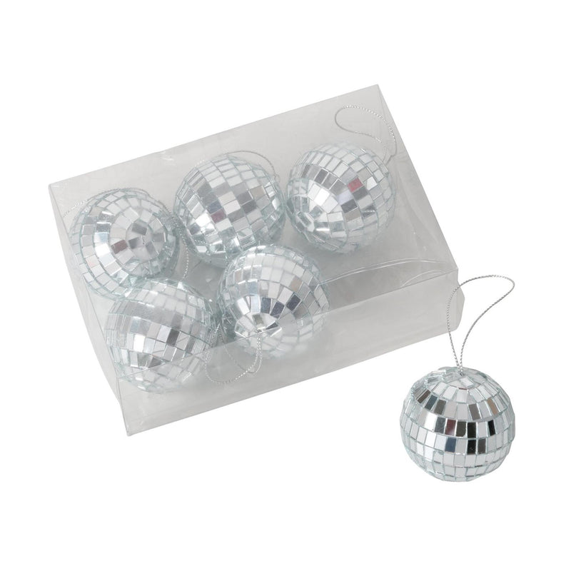 Afbeelding laden in galerijviewer, Boltze home kerstbal disco 6-delig glas dia.5cm