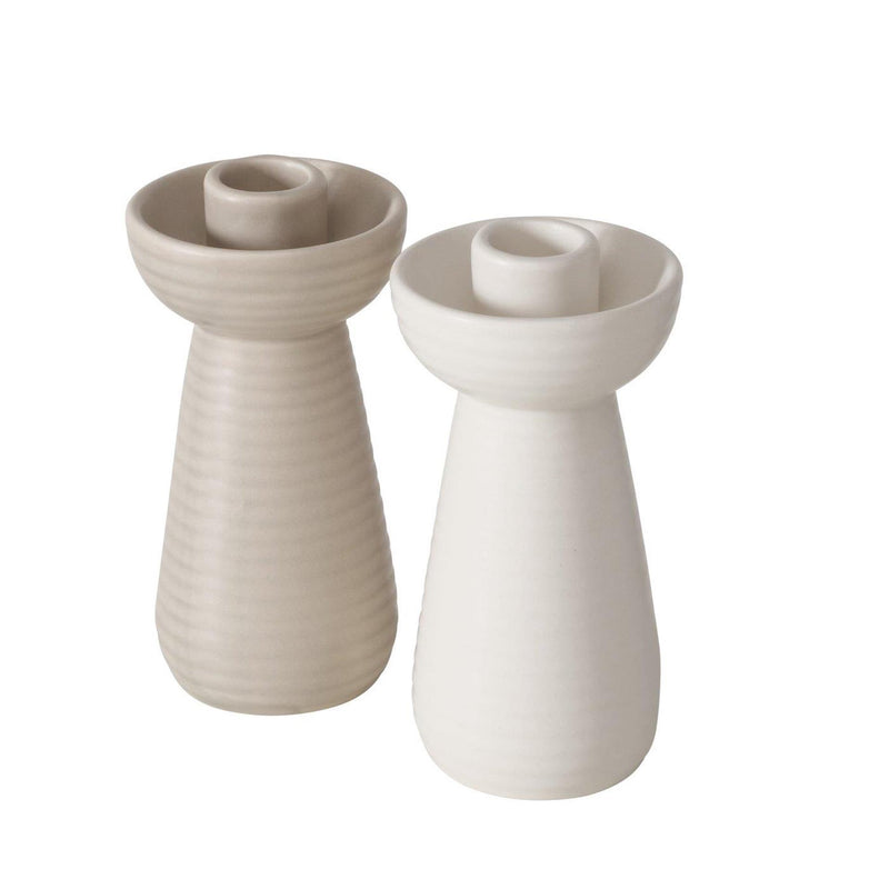 Afbeelding laden in galerijviewer, Boltze home kandelaar galina ã˜7xh14cm 2 assorti