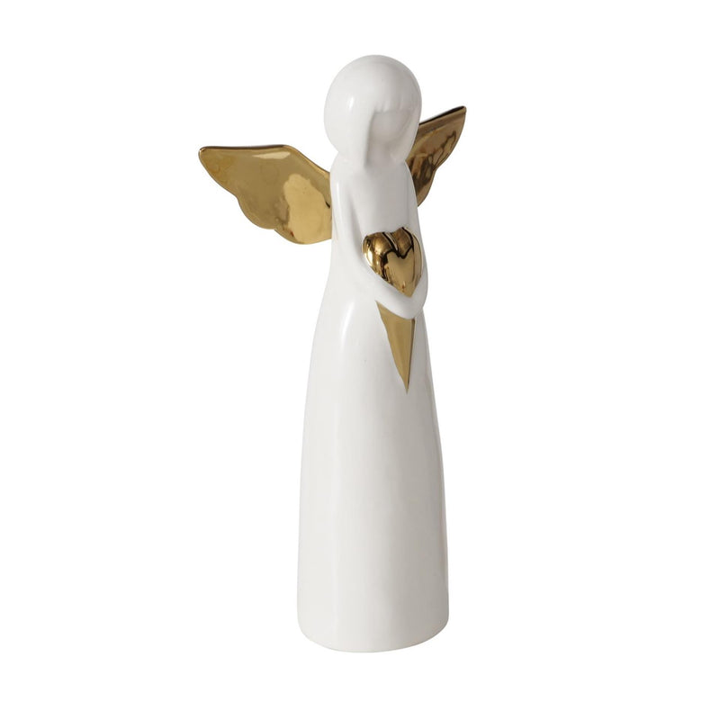 Afbeelding laden in galerijviewer, Boltze home engelfiguur tatjana porselein h25cm