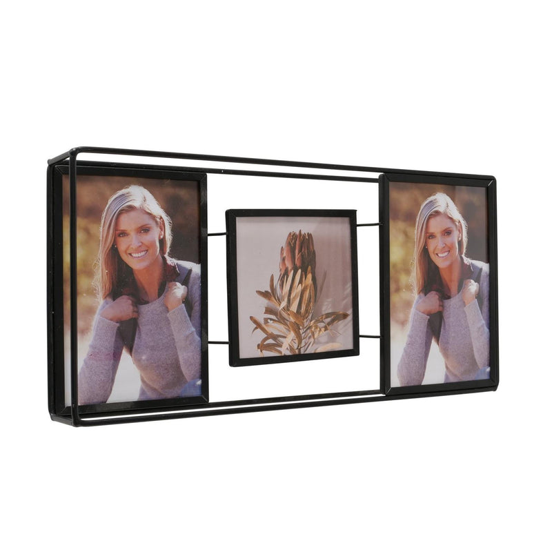 Afbeelding laden in galerijviewer, Boltze home fotolijst collage zwart h16cm