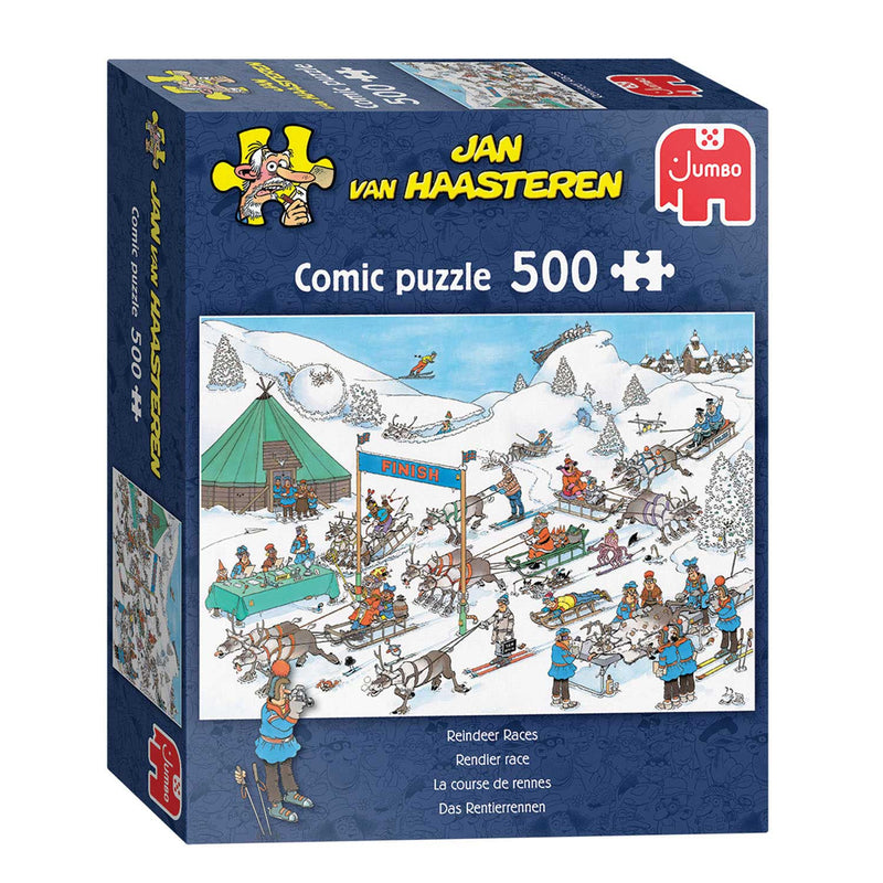 Load image into Gallery viewer, Jan van Haasteren Legpuzzel Rendier Race, 500st.