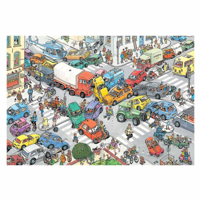 Afbeelding laden in galerijviewer, Jan van haasteren legpuzzel - traffic chaos, 3000st.